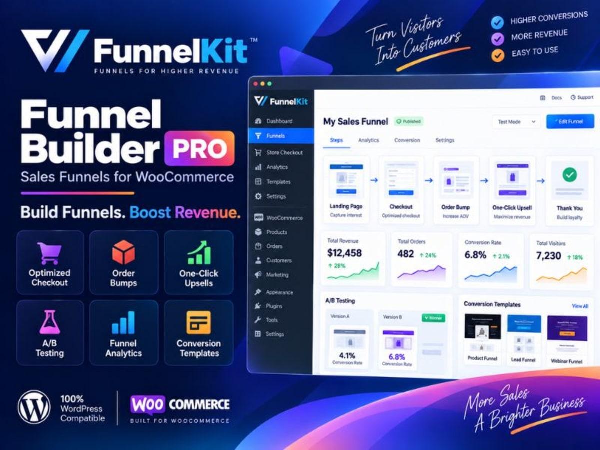 Funnelkit – Funnel Builder Pro